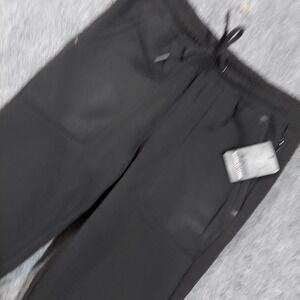 Mitre Black Jogger Pants Mens Small Stretch Quick Dry‎ Moisture Wicking NWT